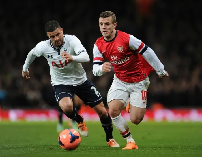 Framed Print : Jack Wilshere's FA Cup Triumph: Outmaneuvering Kyle Walker for Arsenal Framed Print : Jack Wilshere's FA Cup Triumph: Outmaneuvering Kyle Walker for Arsenal