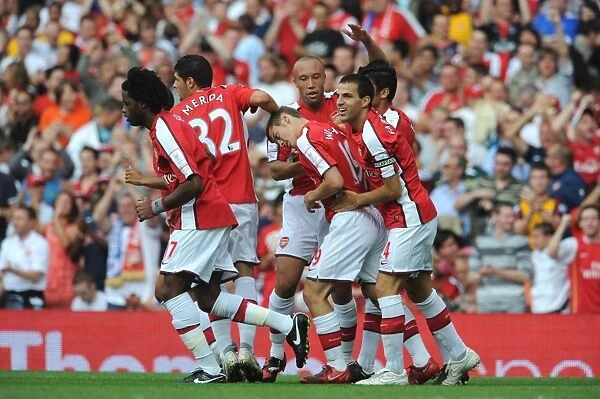 Jack Wilshere's First Goal for Arsenal: Arsenal 3-0 Rangers, Emirates Cup Day 2, 2009