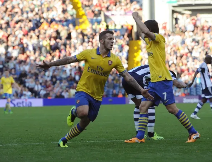 Framed Print : Jack Wilshere's Game-Winning Goal: Arsenal's Triumph over West Bromwich Albion (2013-14) Framed Print : Jack Wilshere's Game-Winning Goal: Arsenal's Triumph over West Bromwich Albion (2013-14)