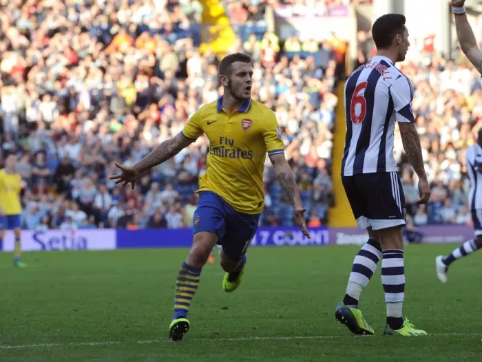 Framed Print : Jack Wilshere's Goal: Arsenal's Victory at West Bromwich Albion (2013-14) Framed Print : Jack Wilshere's Goal: Arsenal's Victory at West Bromwich Albion (2013-14)
