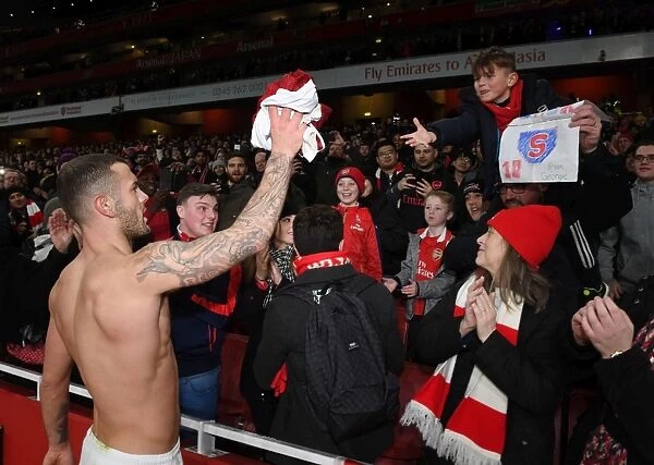 Jack Wilshere's Heartfelt Moment with Arsenal Fan after Carabao Cup Semi-Final vs Chelsea