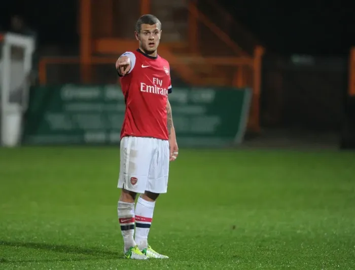 Framed Print : Jack Wilshere's Star Performance: Arsenal U21 Defeats Reading U21 (2012-13)