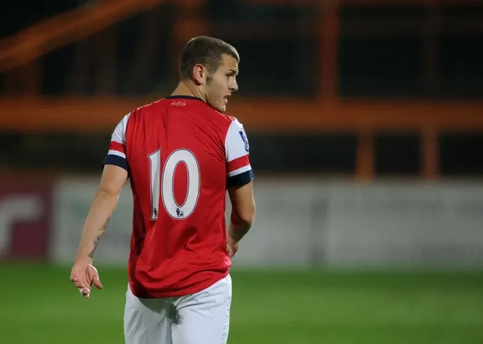 Framed Print : Jack Wilshere's Star Performance: Arsenal U21's Victory over Reading U21 (2012-13)