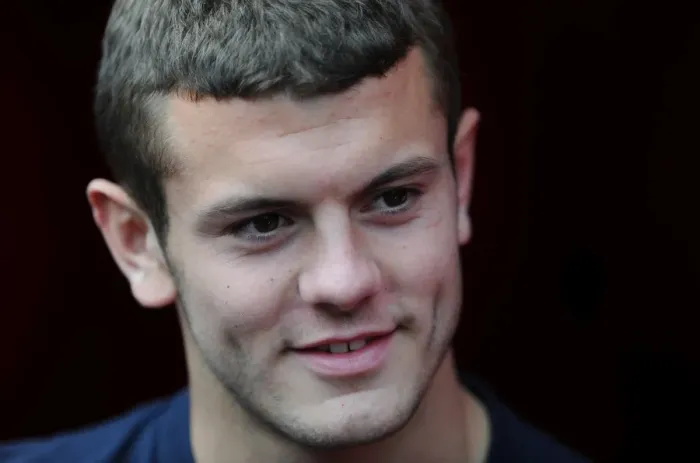 Framed Print : Jack Wilshere's Struggle: Arsenal 0:2 Liverpool, Barclays Premier League (2011)