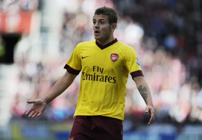 Framed Print : Jack Wilshere's Struggle: Stoke City 3-1 Arsenal, Premier League 2011