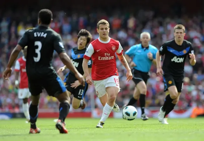 Framed Print : Jack Wilshere's Stunner: Arsenal's 1-0 Win Over Manchester United (2011)