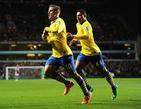 Jack Wilshere's Stunner: Arsenal's First Goal vs. Aston Villa (2013-14)