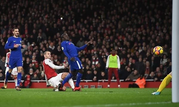 Jack Wilshere's Stunning Goal Against N'Golo Kante: Arsenal vs. Chelsea, Premier League 2017-18