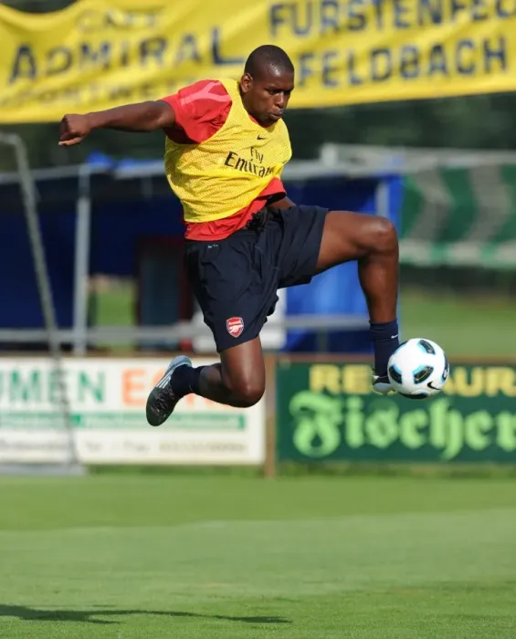 Framed Print : Jay Emmanuel Thomas (Arsenal). Arsenal Training Camp, Bad Waltersdorf, Austria, 23  /  7  /  2010