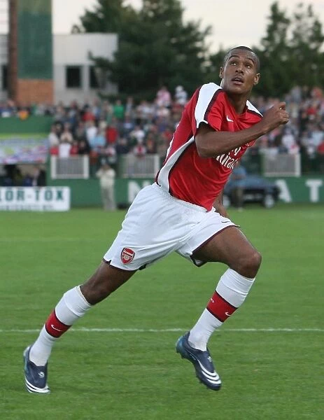 Jay Simpson vs Szombathely: Arsenal's Young Striker in Action