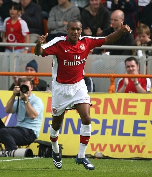 Jay Simpson's Historic First Goal for Arsenal: Barnet 1-2 Arsenal (Pre-Season Friendly, 2008)