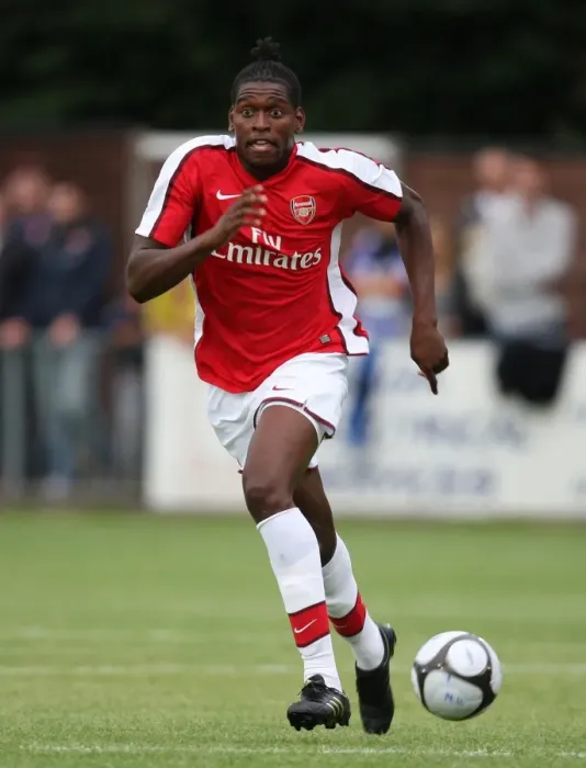 Framed Print : Jay Thomas (Arsenal). Maidenhead 1: 7 Arsenal. Pre Season Friendly. York Road