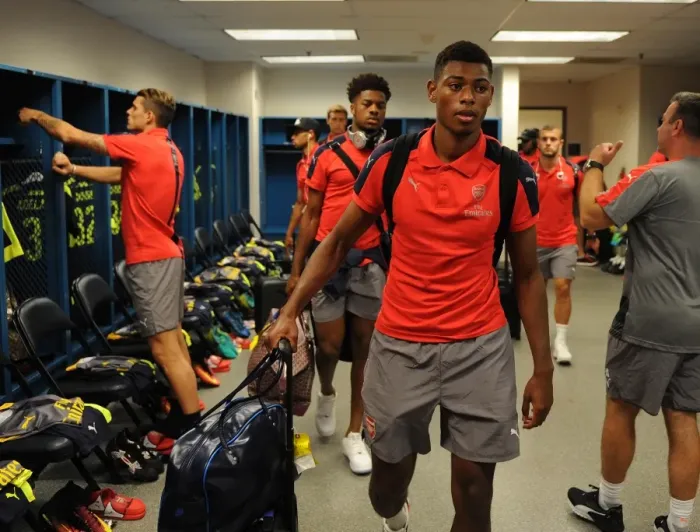 Framed Print : Jeff Reine-Adelaide (Arsenal). Arsenal 3: 1 Chivas Framed Print : Jeff Reine-Adelaide (Arsenal). Arsenal 3: 1 Chivas