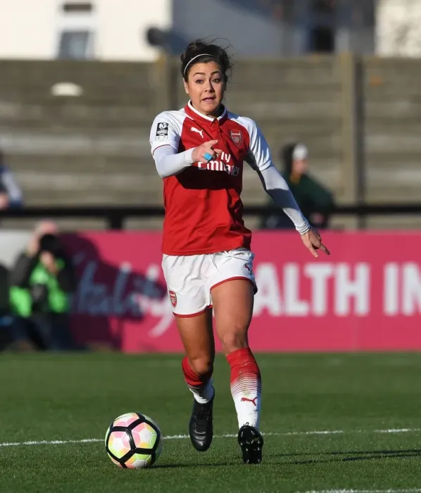 Framed Print : Jemma Rose in Action: Arsenal Women vs Sunderland (WSL 1, 2017-18)