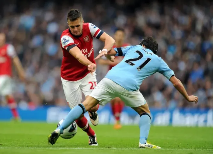 Framed Print : Jenkinson vs Silva: A Titanic Battle - Manchester City vs Arsenal, Etihad Stadium, 23 / 9 / 12 Framed Print : Jenkinson vs Silva: A Titanic Battle - Manchester City vs Arsenal, Etihad Stadium, 23 / 9 / 12