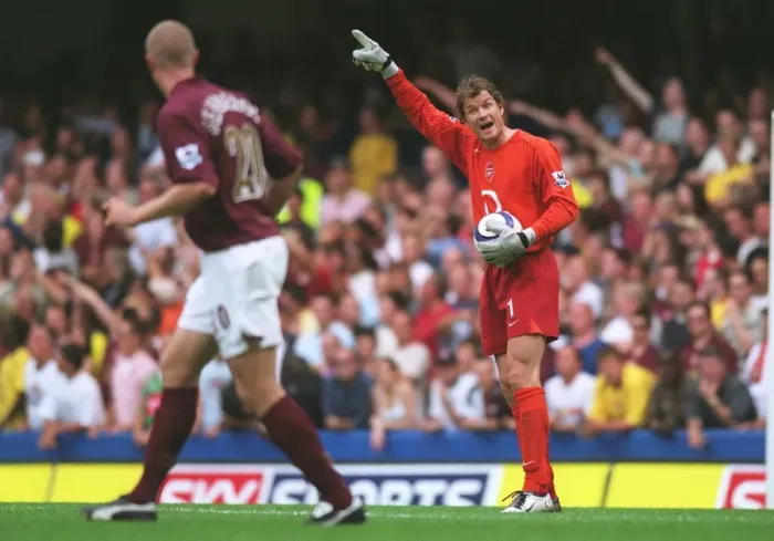 Framed Print : Jens Lehamnn (Arsenal). Chelsea 1: 0 Arsenal. FA Premier League