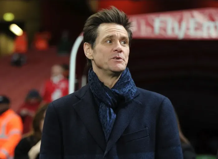 Framed Print : Jim Carrey at Arsenal vs Manchester United, Premier League 2014-15 Framed Print : Jim Carrey at Arsenal vs Manchester United, Premier League 2014-15