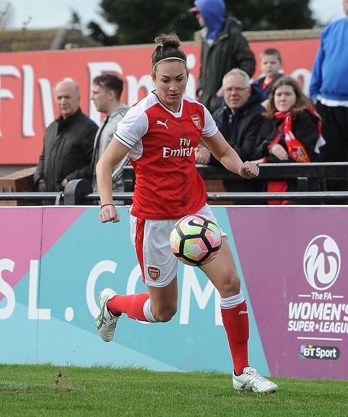 Jodie Taylor: In Action for Arsenal Ladies Against Tottenham Hotspur Ladies in FA Cup 2017