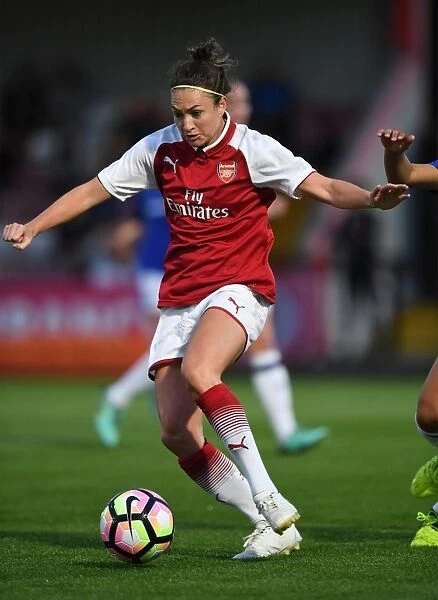 Jodie Taylor in Action: Arsenal Women vs Everton Ladies Pre-Season Friendly