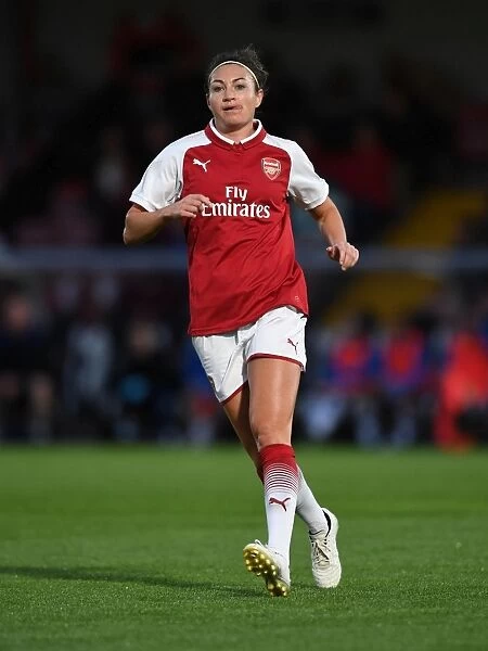 Jodie Taylor in Action: Arsenal Women vs Everton Ladies Pre-Season Match