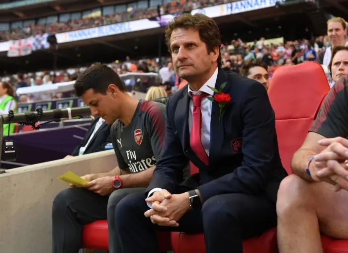 Framed Print : Joe Montemurro: Arsenal Women's Boss Gears Up for FA Cup Final Showdown Against Chelsea Ladies