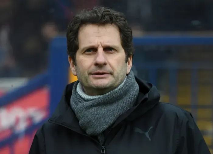 Framed Print : Joe Montemurro: Arsenal Women's Manager in Focus Before Reading FC Match Framed Print : Joe Montemurro: Arsenal Women's Manager in Focus Before Reading FC Match