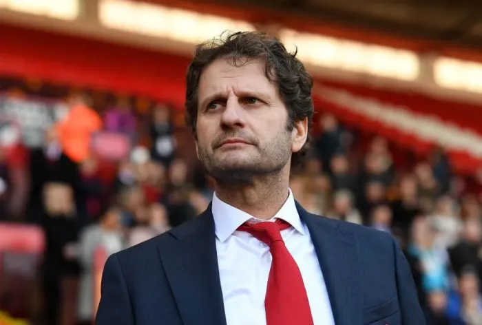 Framed Print : Joe Montemurro: Arsenal Women's Manager Prepares for FA WSL Continental League Cup Final Against Manchester City