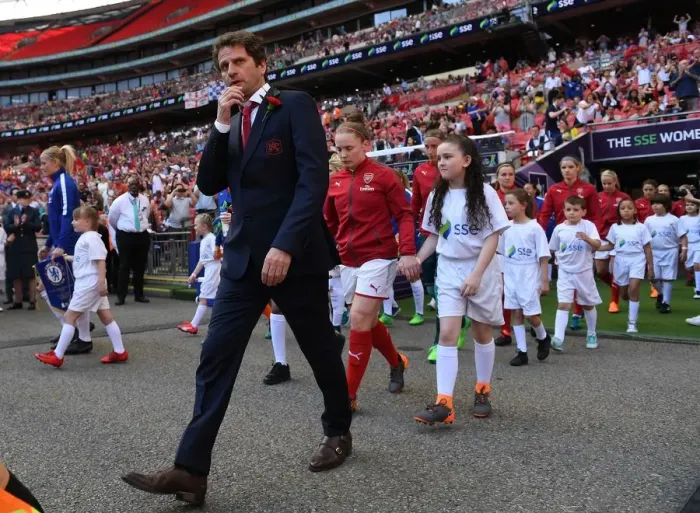 Framed Print : Joe Montemurro Leads Arsenal in FA Cup Final Showdown against Chelsea