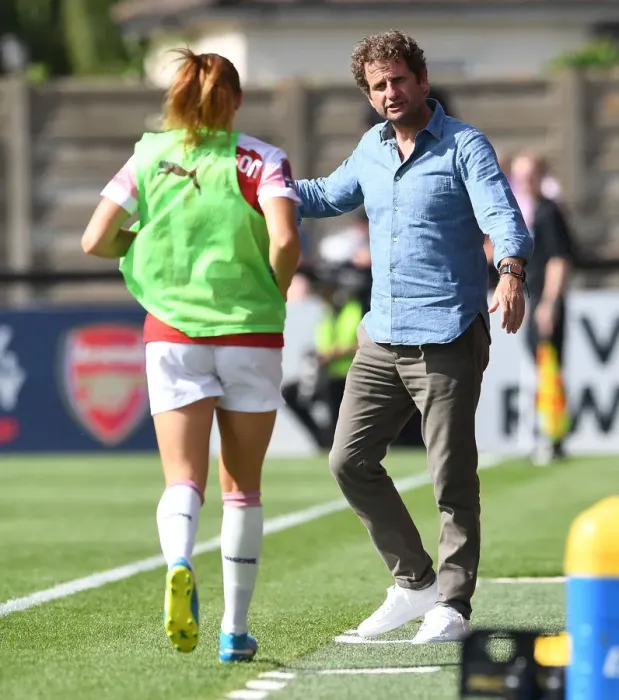 Framed Print : Joe Montemurro Leads Arsenal Women in Continental Cup Clash Against West Ham United