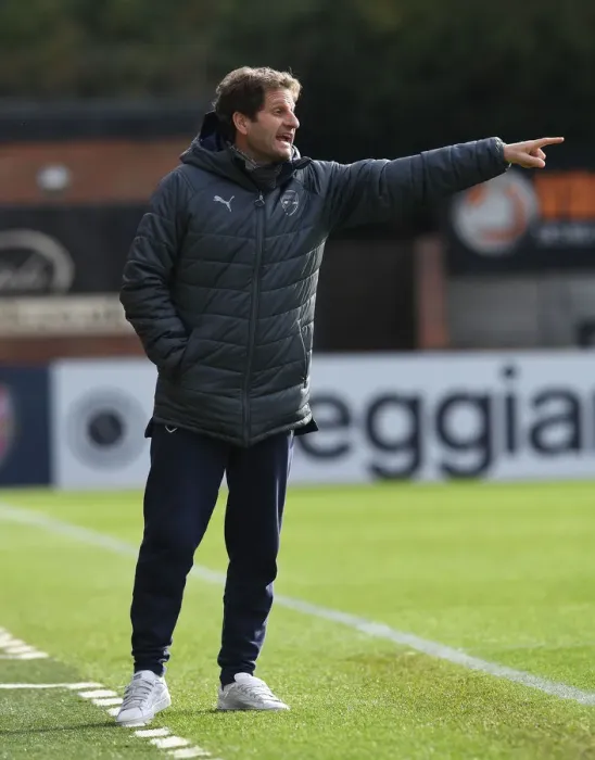 Framed Print : Joe Montemurro Leads Arsenal Women in WSL Showdown Against Birmingham City