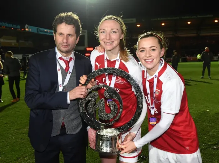 Framed Print : Joe Montemurro (Manager) Louise Quinn and Katie McCabe with the Continental Cup Trophy Framed Print : Joe Montemurro (Manager) Louise Quinn and Katie McCabe with the Continental Cup Trophy