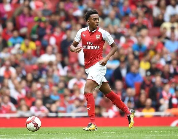 Joe Willock: In Action for Arsenal Against Sevilla in the Emirates Cup 2017-18