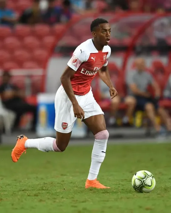 Framed Print : Joe Willock in Action: Arsenal vs Atletico Madrid, International Champions Cup 2018
