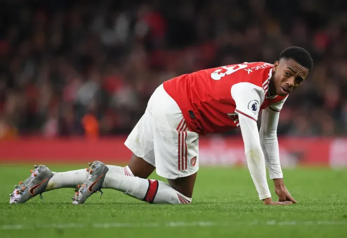 Framed Print : Joe Willock in Action: Arsenal vs Brighton & Hove Albion, Premier League 2019-20