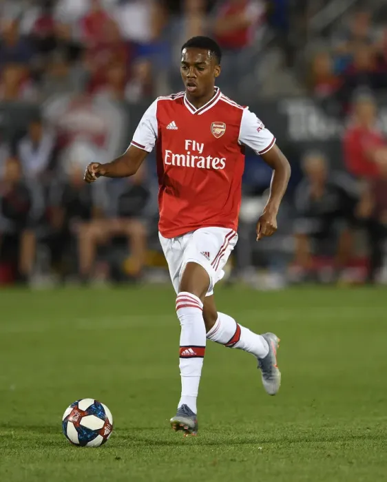 Framed Print : Joe Willock in Action: Arsenal vs Colorado Rapids, 2019