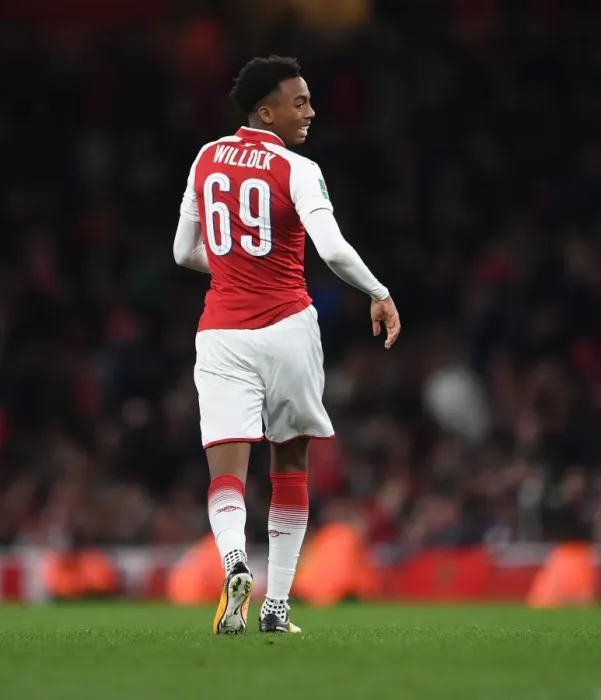 Framed Print : Joe Willock in Action: Arsenal vs Norwich City, Carabao Cup 2017-18