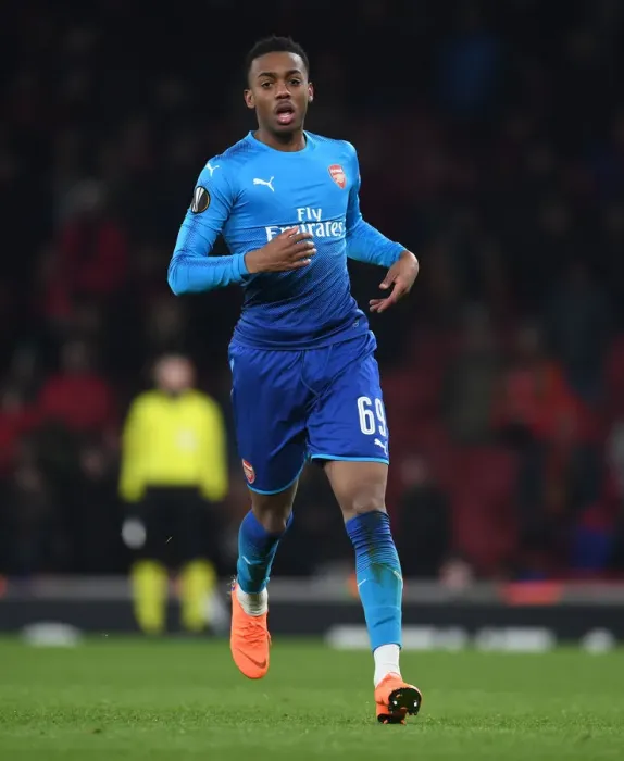 Framed Print : Joe Willock in Action: Arsenal vs Östersunds FK, Europa League 2018