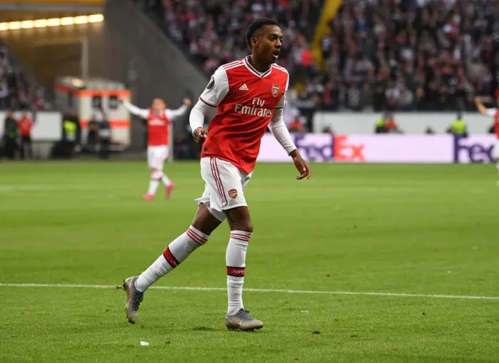 Framed Print : Joe Willock Scores First Goal: Arsenal's Europa League Victory Over Eintracht Frankfurt (September 19, 2019) Framed Print : Joe Willock Scores First Goal: Arsenal's Europa League Victory Over Eintracht Frankfurt (September 19, 2019)