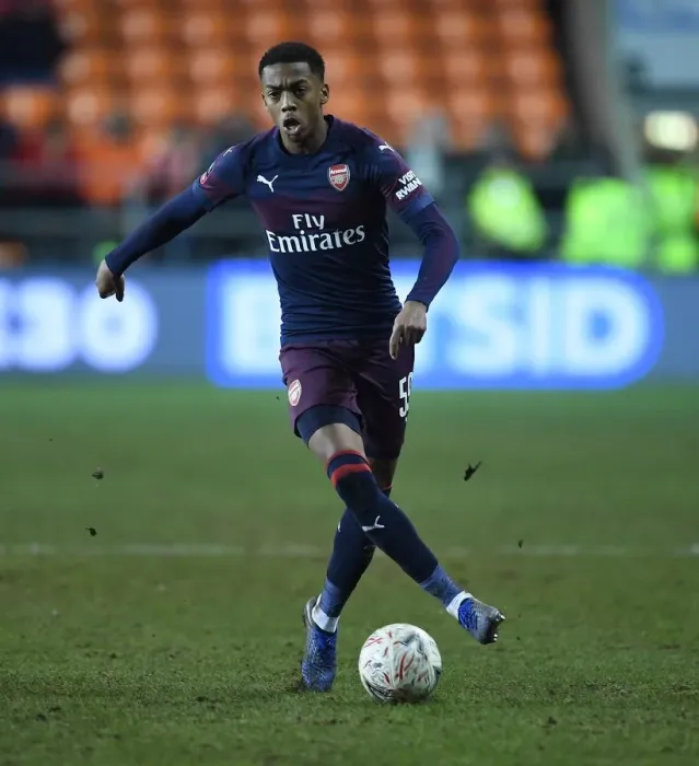 Framed Print : Joe Willock Shines: Arsenal's Dominant FA Cup Win Against Blackpool