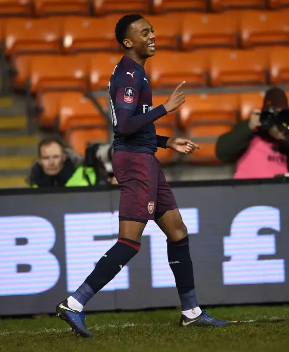 Framed Print : Joe Willock's Brace: Arsenal Claims FA Cup Victory over Blackpool Framed Print : Joe Willock's Brace: Arsenal Claims FA Cup Victory over Blackpool