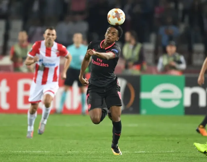 Framed Print : Joe Willock's Breakout Performance: Arsenal's Dominance over Red Star Belgrade in Europa League 2017-18 Framed Print : Joe Willock's Breakout Performance: Arsenal's Dominance over Red Star Belgrade in Europa League 2017-18