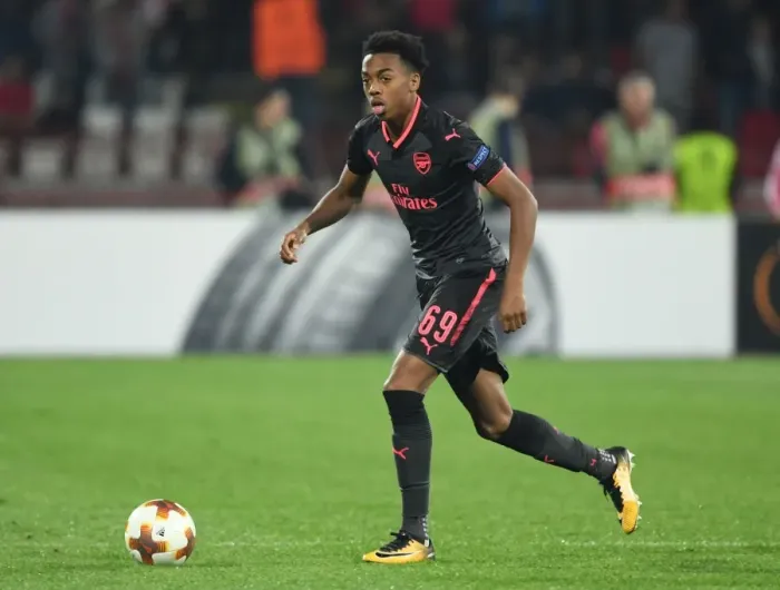 Framed Print : Joe Willock's Star-Making Performance: Arsenal's Victory over Red Star Belgrade in Europa League 2017-18