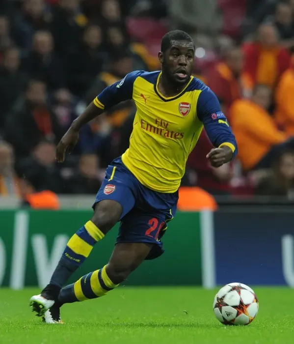 Framed Print : Joel Campbell in Action: Arsenal vs. Galatasaray, UEFA Champions League, Istanbul, 2014 Framed Print : Joel Campbell in Action: Arsenal vs. Galatasaray, UEFA Champions League, Istanbul, 2014