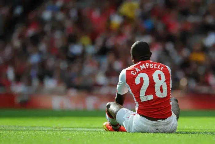Framed Print : Joel Campbell in Action: Arsenal vs Benfica, Emirates Cup 2014