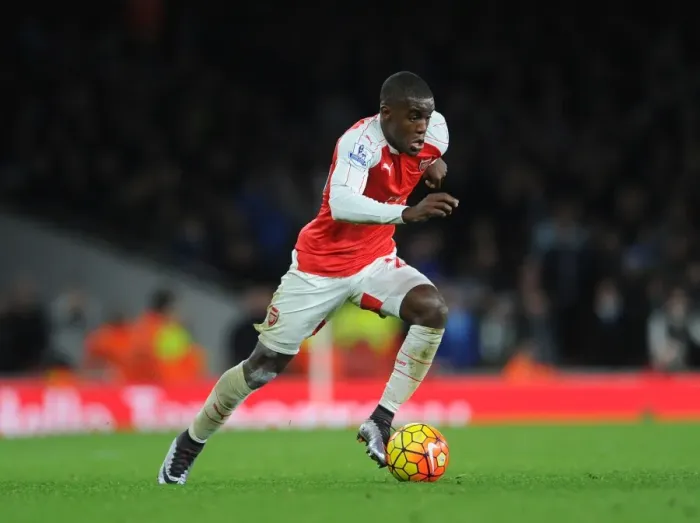 Framed Print : Joel Campbell in Action: Arsenal vs Manchester City (Premier League 2015-16) - Emirates Stadium Framed Print : Joel Campbell in Action: Arsenal vs Manchester City (Premier League 2015-16) - Emirates Stadium