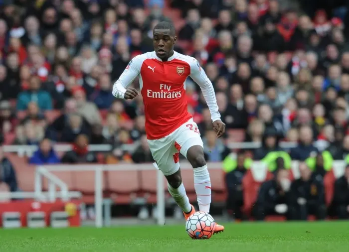 Framed Print : Joel Campbell (Arsenal). Arsenal 0: 0 Hull City. FA Cup 5th Round. Emirates Stadium