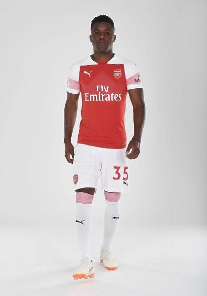 Joel Campbell at Arsenal's 2018 / 19 First Team Photo Call