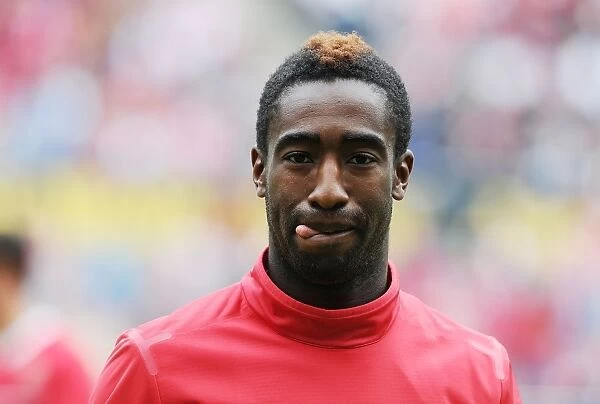 Johan Djourou in Action for Arsenal against Cologne, 2011