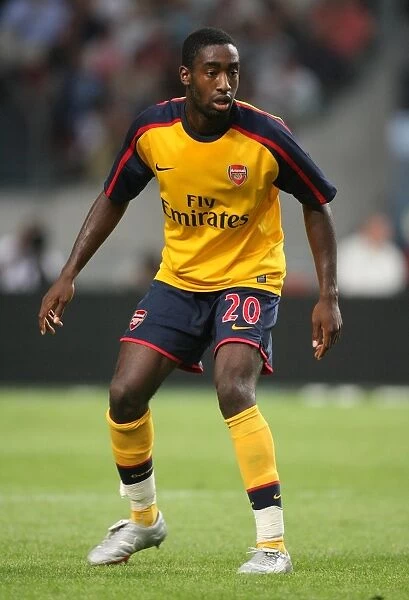 Johan Djourou in Action for Arsenal against Seville at the Amsterdam Tournament, 2008