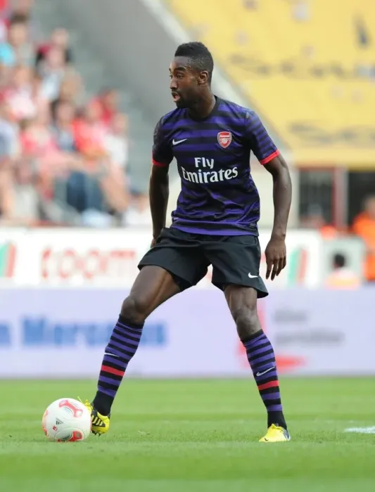 Framed Print : Johan Djourou in Action: Arsenal vs. FC Cologne Pre-Season Friendly (2012) Framed Print : Johan Djourou in Action: Arsenal vs. FC Cologne Pre-Season Friendly (2012)